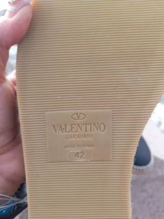 Espadrillas Valentino Nere taglia 42