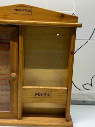 Portachiavi e Posta Vintage in Legno