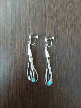 Pendientes vintage Navajo Plata Turquesa