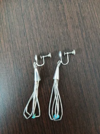Pendientes vintage Navajo Plata Turquesa