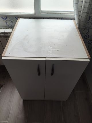 Mueble armario auxiliar cocina blanco