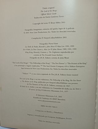 Guia Oficial de La Pelicula El Senor de Los Ani...