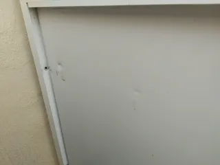 Valla de aluminio blanca