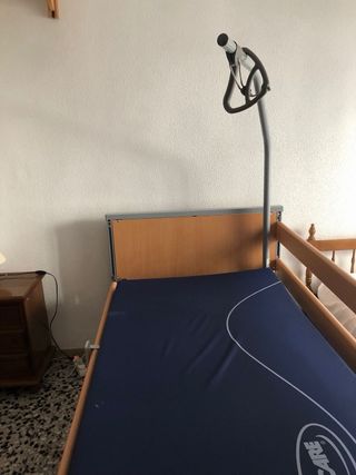 Cama articulada Invacare con carro elevador
