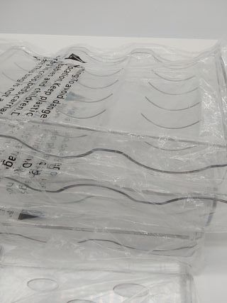 Organizador de Botellas de Vino y Agua Apilable para Armario, Frigorífico, Portabotellas de Plástico para 16 Botellas para Cocin