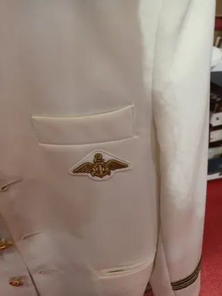 Traje Comunión Blanco con Dorado