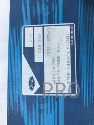 Tapa fusibles ford ka Mk1 nueva