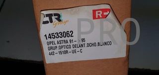 piloto opel astra f derecho nuevo