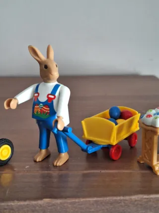 Playmobil figuras familia conejos y accesorios