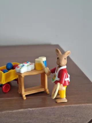 Playmobil figuras familia conejos y accesorios