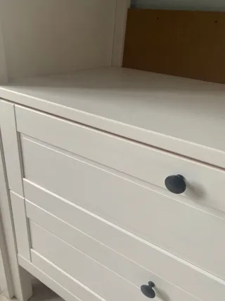 Cómoda cambiador SUNDVIK blanca