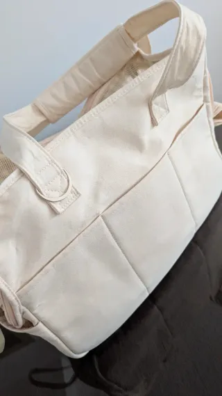 Transportín perro pequeño beige