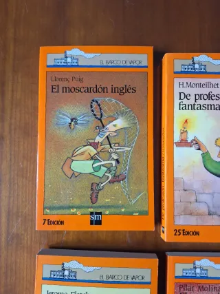 Lote 4 libros. El Barco de Vapor. Serie Naranja