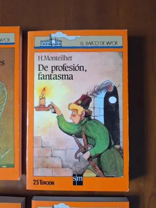 Lote 4 libros. El Barco de Vapor. Serie Naranja