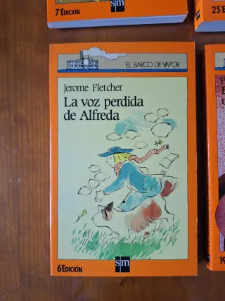 Lote 4 libros. El Barco de Vapor. Serie Naranja