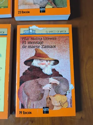 Lote 4 libros. El Barco de Vapor. Serie Naranja