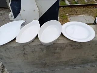 Set 3 Pirofile Ceramica Aperitivo + Piatto