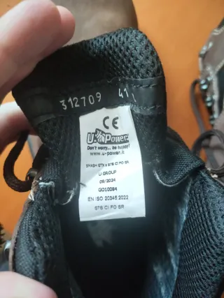 Botas de seguridad goretex U Power Smash Marrones