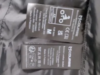 Chaqueta de moto de polipiel negra mujer.