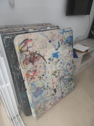 Mesa plegable para manualidades