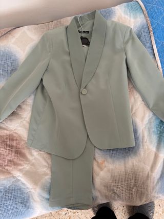 Tailleur donna verde menta tg 40