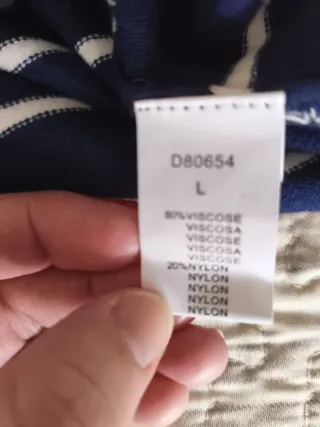 Jersey rayas azul y rojo. Ideal primavera