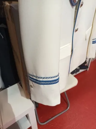 Traje Comunión Blanco y Azul