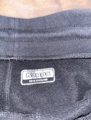 Pantalones de chándal Kappa negros y grises