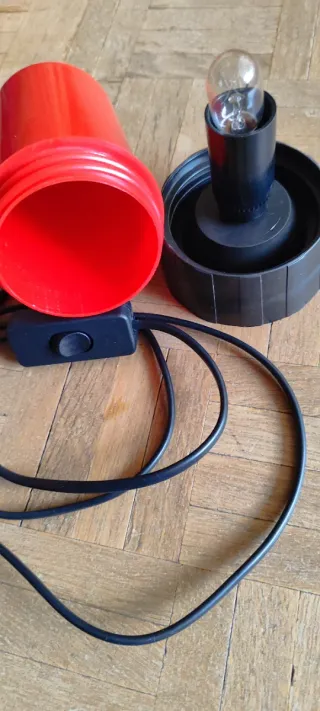 Farol/Lámpara Luz Roja Laboratorio Fotográfico