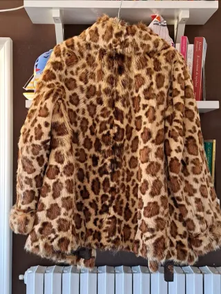 Pelliccia vintage maculata