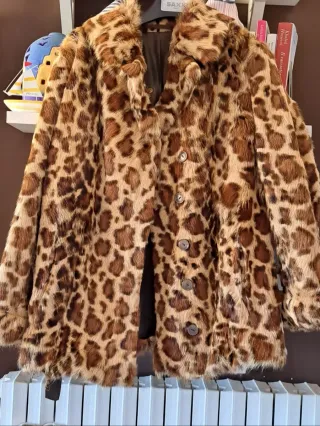 Pelliccia vintage maculata