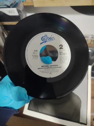 Michael Jackson Man in the Mirror Vinilo