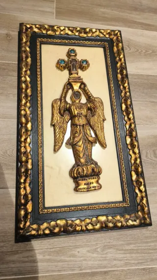 Cuadro San Miguel de Aralar Dorado