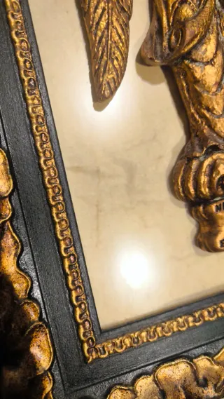 Cuadro San Miguel de Aralar Dorado