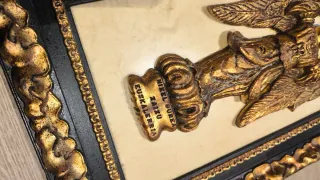 Cuadro San Miguel de Aralar Dorado