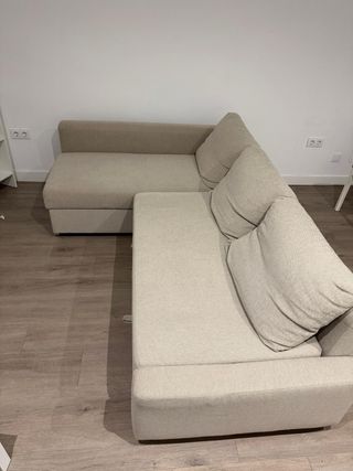 Chaislongue beige IMPOLUTO