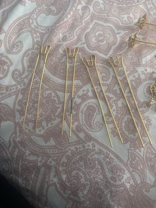 Aderezo Fallera Niña Oro y Perlas