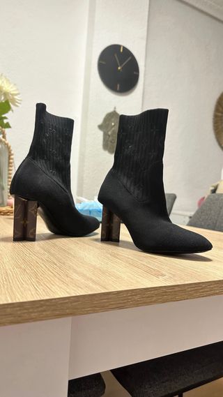 Botines Louis Vuitton Negros y Marrones