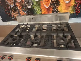 Hornilla Hostelería Profesional de 6 fogon