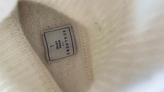 Jersey cuello alto Scalpers Talla L Crema