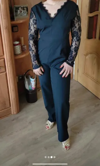 Mono fiesta encaje negro