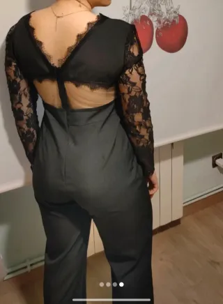 Mono fiesta encaje negro