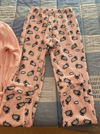 Pijama de invierno de ovejas rosa