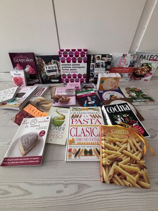 Lote 25 libros cocina, recetas