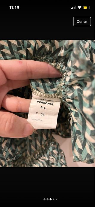 Blusa Dolores Promesas Seda