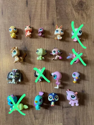 Lote 13 Figuras Little Pet Shop