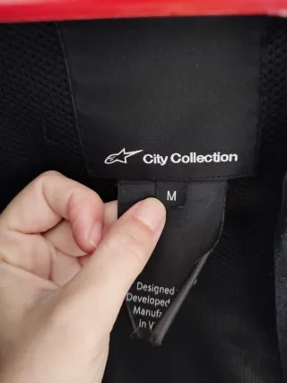 Chaqueta Moto Alpinestars Mujer Negra