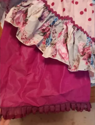 Traje Flamenca Gitana Multicolor