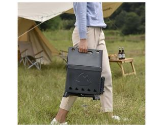 Estufa cocina de leña para tienda de campaña