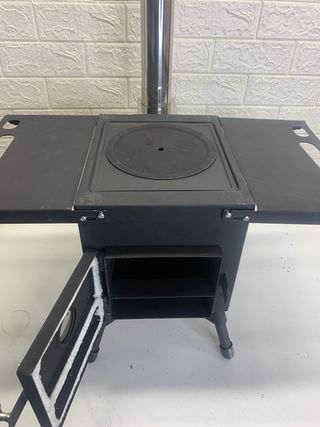 Estufa cocina de leña para tienda de campaña